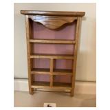 Wooden shelf