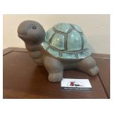 Stoneware turtle garden decor