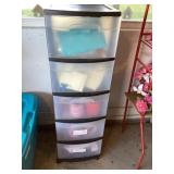Sterilite organizer with yarn & misc