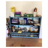 Metal organizer & contents
