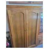 Vintage oak wardrobe