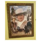 Framed John Wayne puzzle