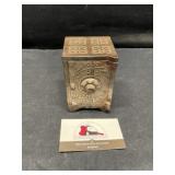 Cast iron bank