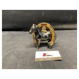 Cast iron horse bank