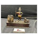 Trick Dog Cast Iron Bank