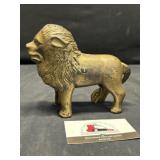 Cast Iron Lion Bank