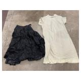 Vintage dress and skirt
