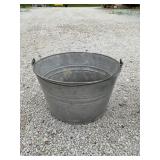 Galvanized bucket