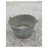 Galvanized bucket