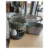 Misc garden decor