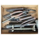 Vintage tools.  Chisels and  punches
