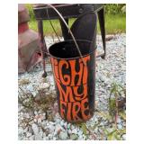 Painted Coal Bucket
