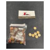 Carved bone, beads and craft agate