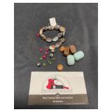 Ruby, ocean, Jasper, aquamarine, peridot, silver