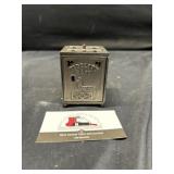 Fidelity cast Iron Bank