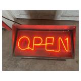 Metal Open Neon Sign