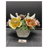 Vintage Capodimonte  porcelain made in Italy