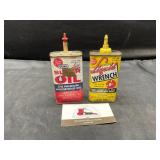 Liquid Wrench and. Super Oil Tins