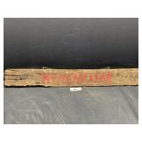 Wood Winchester Sign