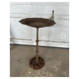 Metal Bird Bath