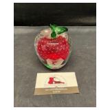 Blown glass Apple