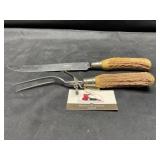 Ontario Knife Antler Serving Set