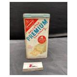 Saltine tin