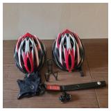2 Bell Bike Helmets Size Large