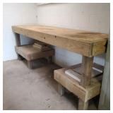 Homemade 8ft Workbench