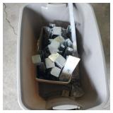 Tote of Joist Hangers and Misc