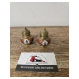 Brass India Hindu Salt and Pepper