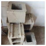 Concrete Blocks,  3 Full, 2 1/2s