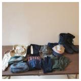 Outdoor Hats, Gloves, Socks. Boots