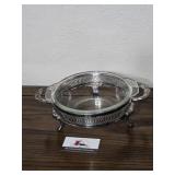 Anchor Hocking Serving Dish in Holder