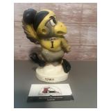 Vintage Herky the Hawk money bank