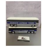 Vintage 'Hawkeye Express Tours' plastic coin b