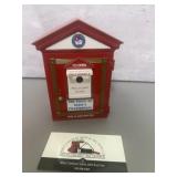 First Gear 1/3 scale fire alarm bank decorated