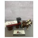 Vintage  1990 ERTL 'Evers Toy Store' horse-drawn