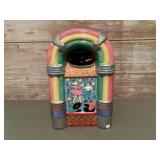 Ceramic jukebox coin bank