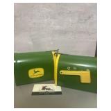 Vintage metal John Deere mailbox banks produced