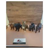 Cast iron coin banks