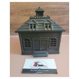 Cast iron coin bank
