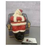 Vintage Santa bank featuring Santa sleeping in a