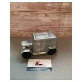 McAfee security coin bank truck