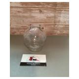 Glass globe coin bank