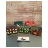 Assorted mini house bank  (total of 6)