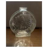 Vintage Anchor Hocking clear glass coin bank