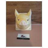 Pig wall hanging
