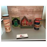 Tin coin banks