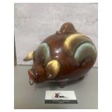Hull Pottery 'Corky Pig' piggy bank,
